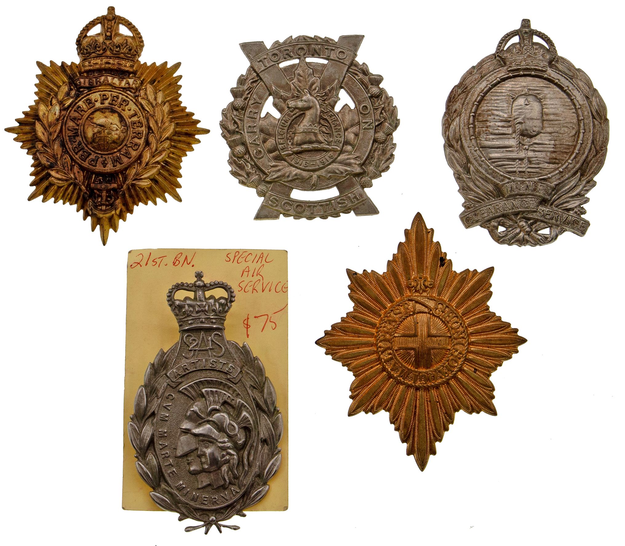 187 · World, Military Badges, 1900 - 1919,