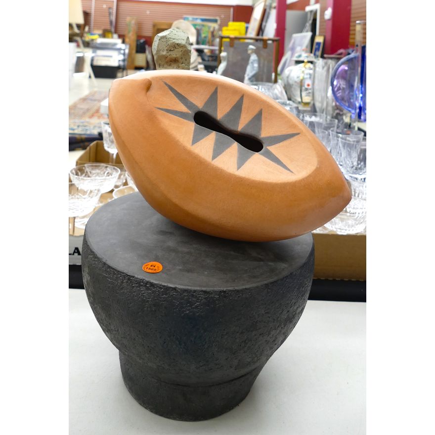 Ray Liao Studio Ceramic 2-Part Sculpture 16''x11''