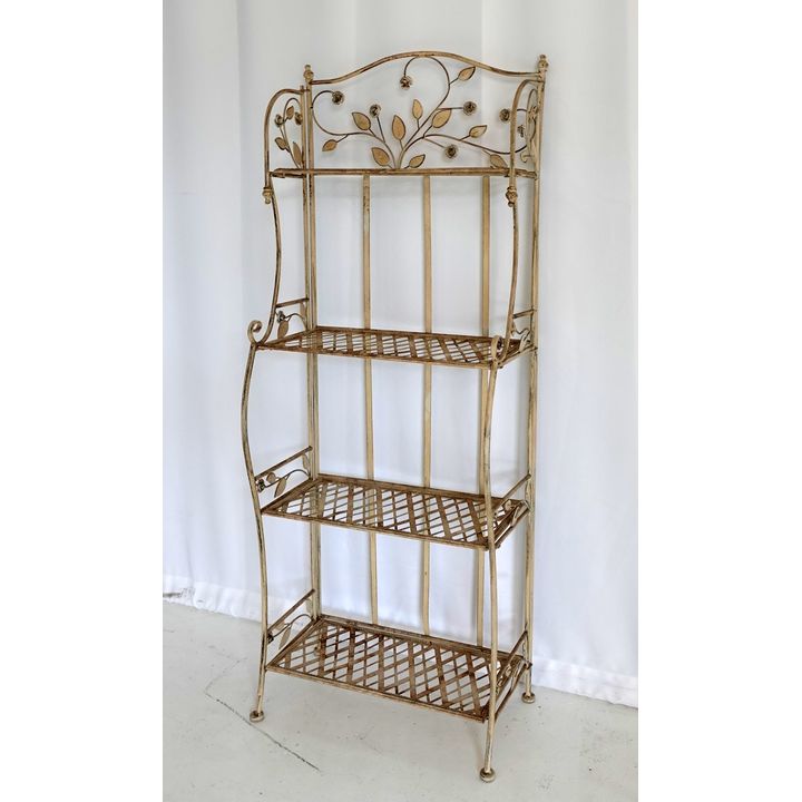 FOLDING METAL PLANT STAND