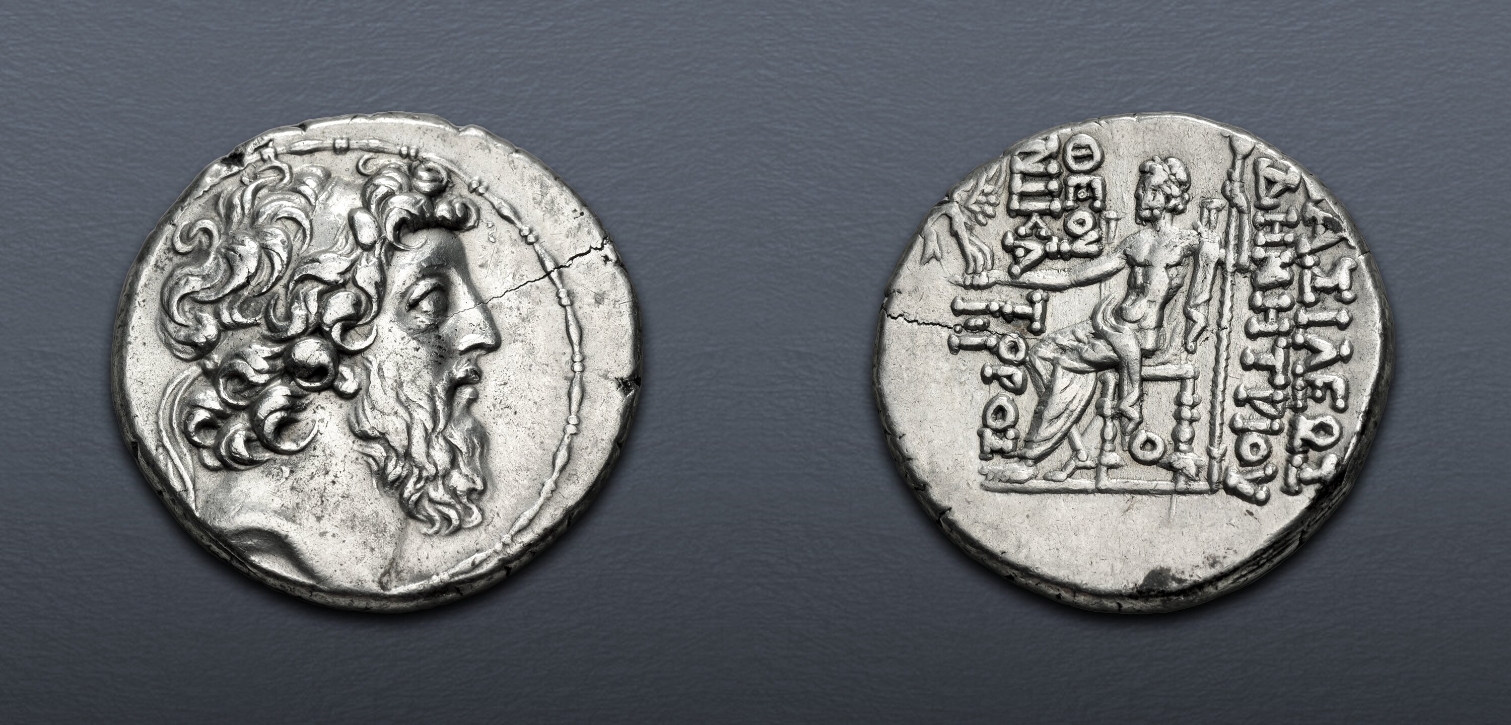 SELEUKID EMPIRE. Demetrios II Nikator. Second reign, 129-125 BC. AR ...