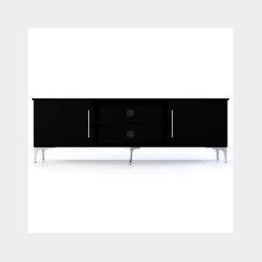 BAM! NY - High Gloss TV Stand - 1800 - Black Gloss -
