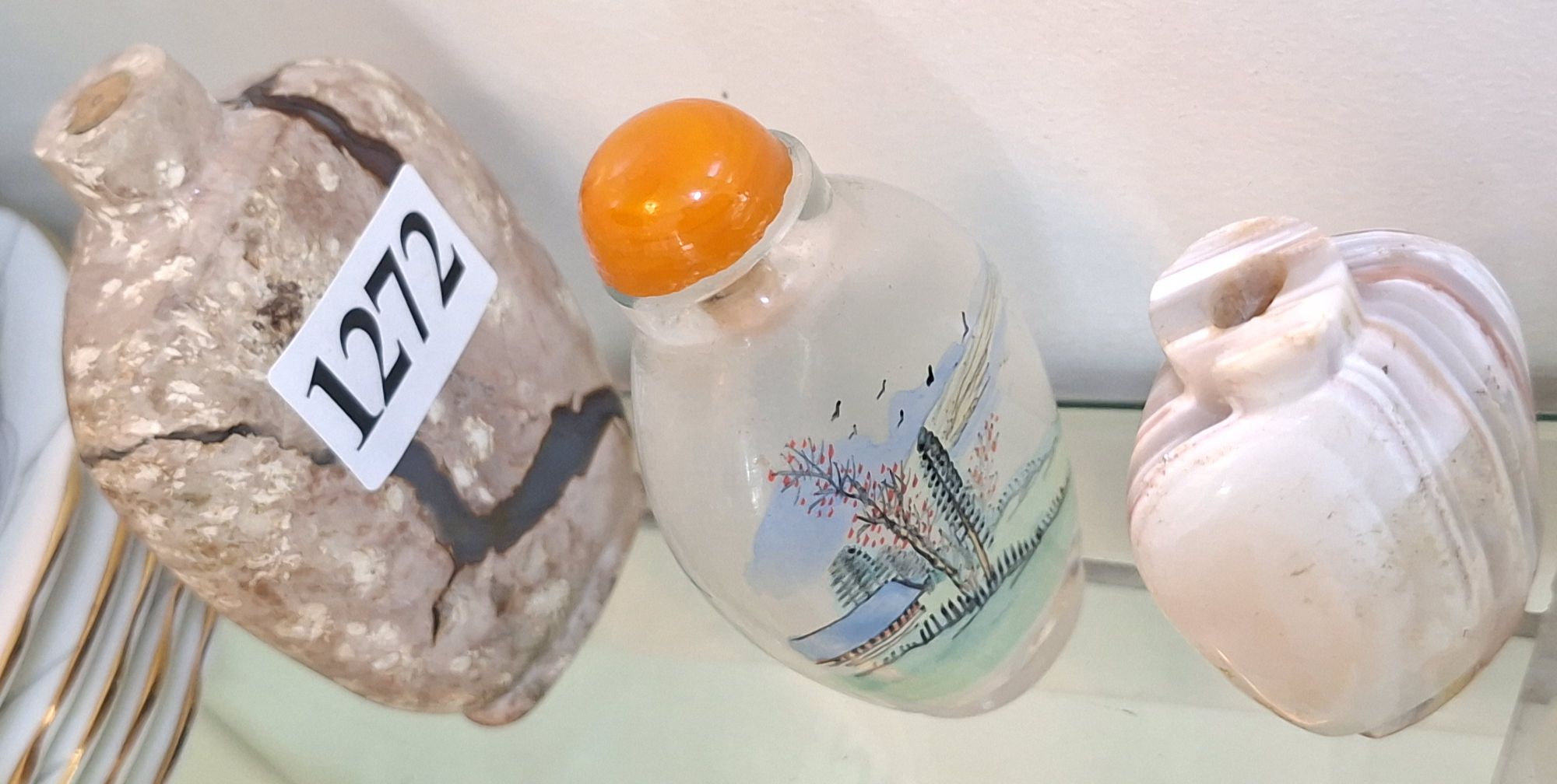 COLLECTION OF SNUFF BOTTLES