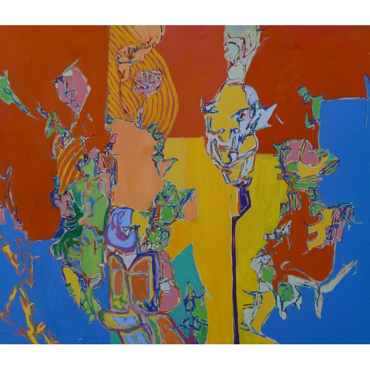 Claude Utley ''Untitled #50'' (Abstraction) Oil