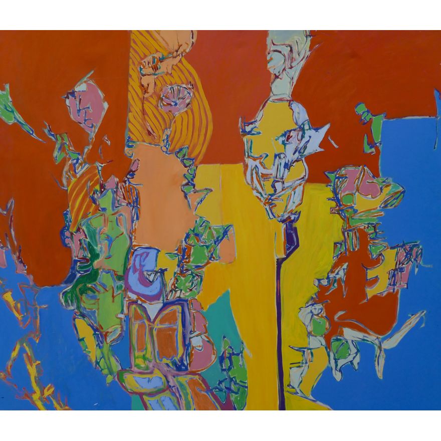 Claude Utley ''Untitled #50'' (Abstraction) Oil