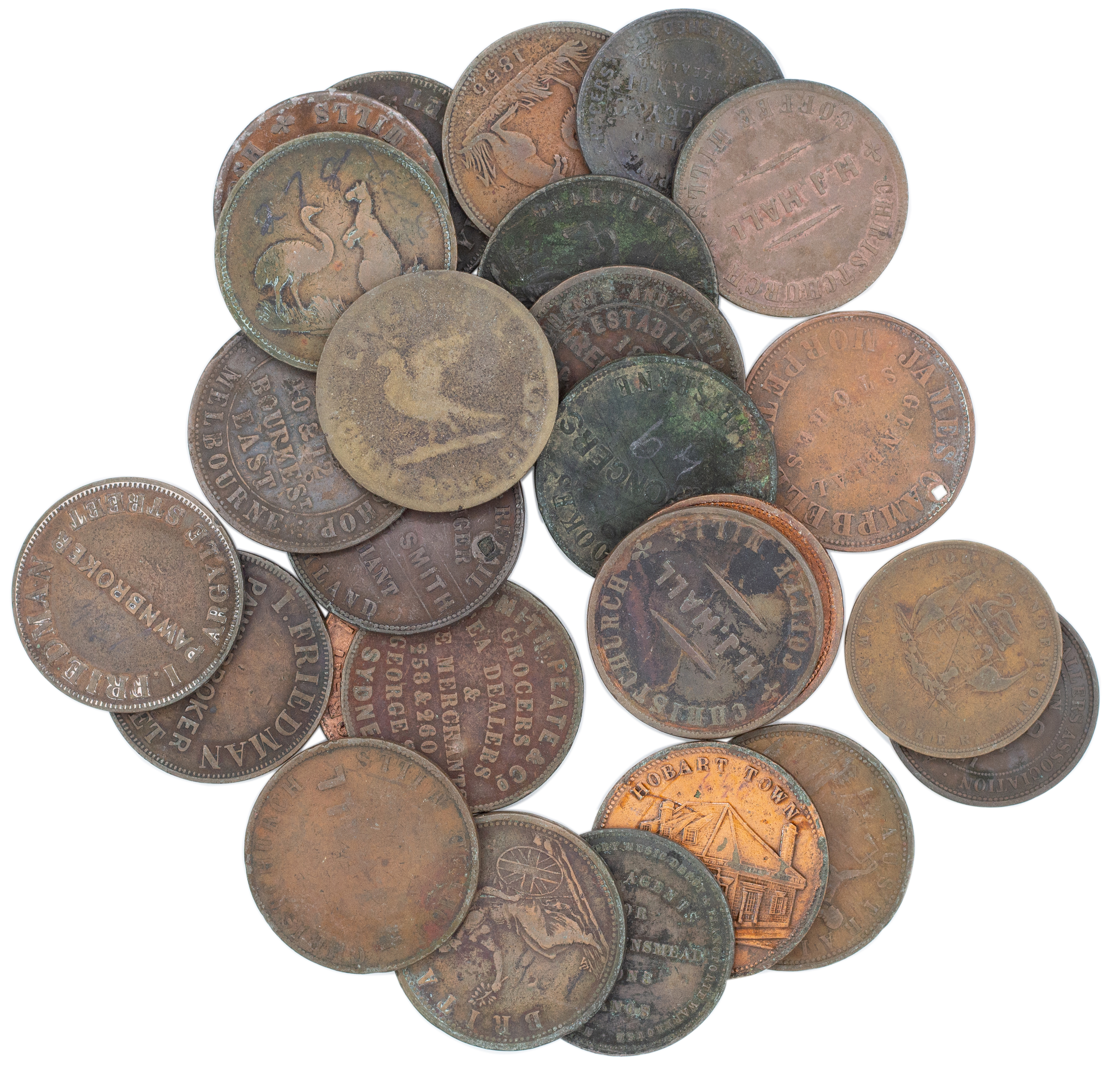 Penny, 1855 - 1870, Poor - F