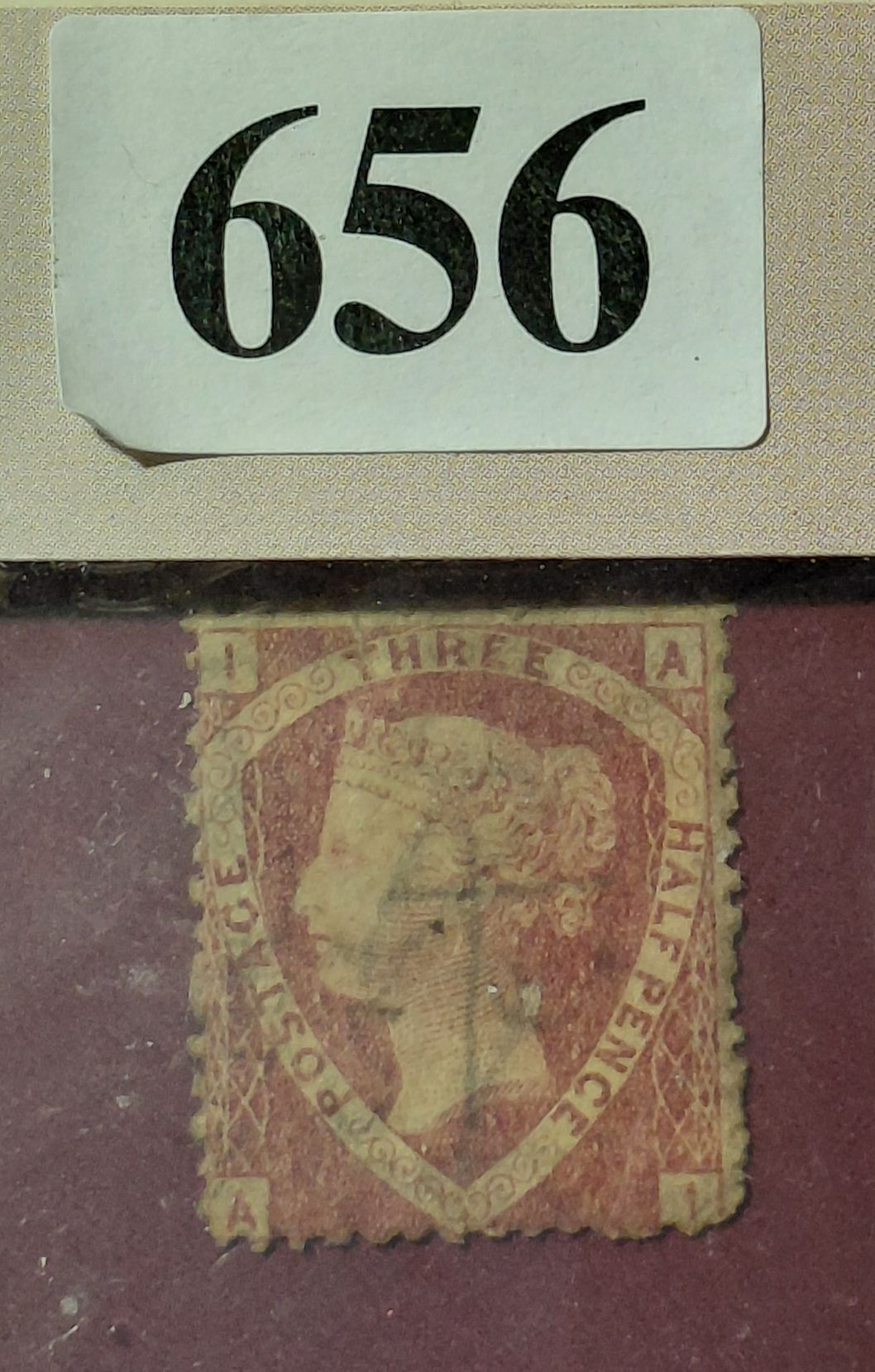 656 · GREAT BRITAIN QUEEN VICTORIA THREE HALF PENCE