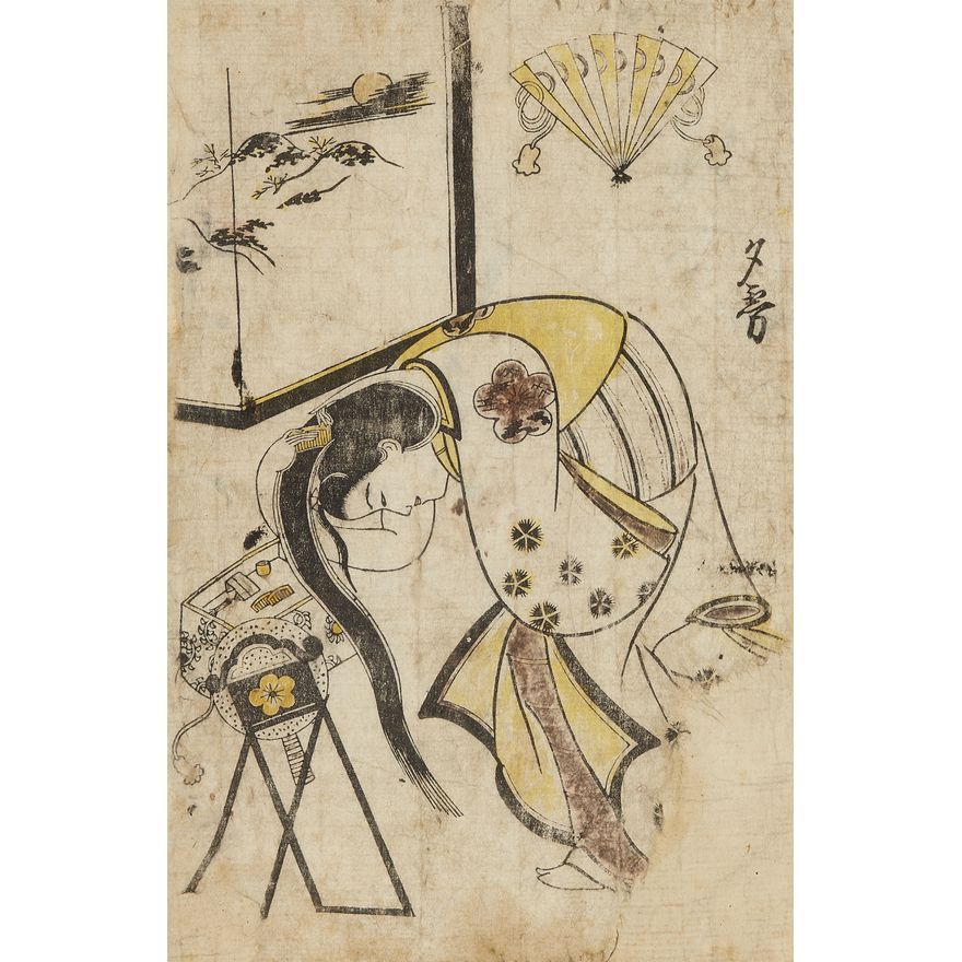 Okumura Masanobu Two ôban yoko-e