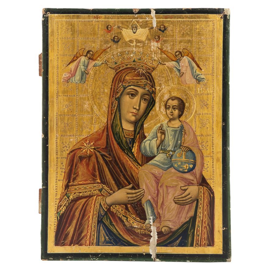 Ikona - Matka Boska, Serbia ? 2 poł. XIX w.