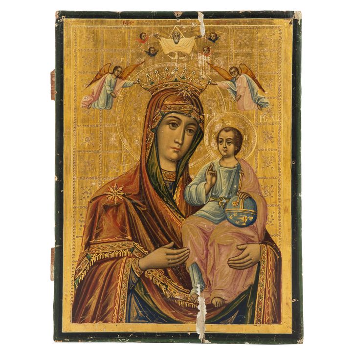 Ikona - Matka Boska, Serbia ? 2 poł. XIX w.
