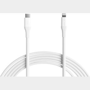 AMAZON BASICS USB-C TO LIGHTNING CABLE (MFI CERTIFIED), FAST CHARGING, 10 FT, WHITE