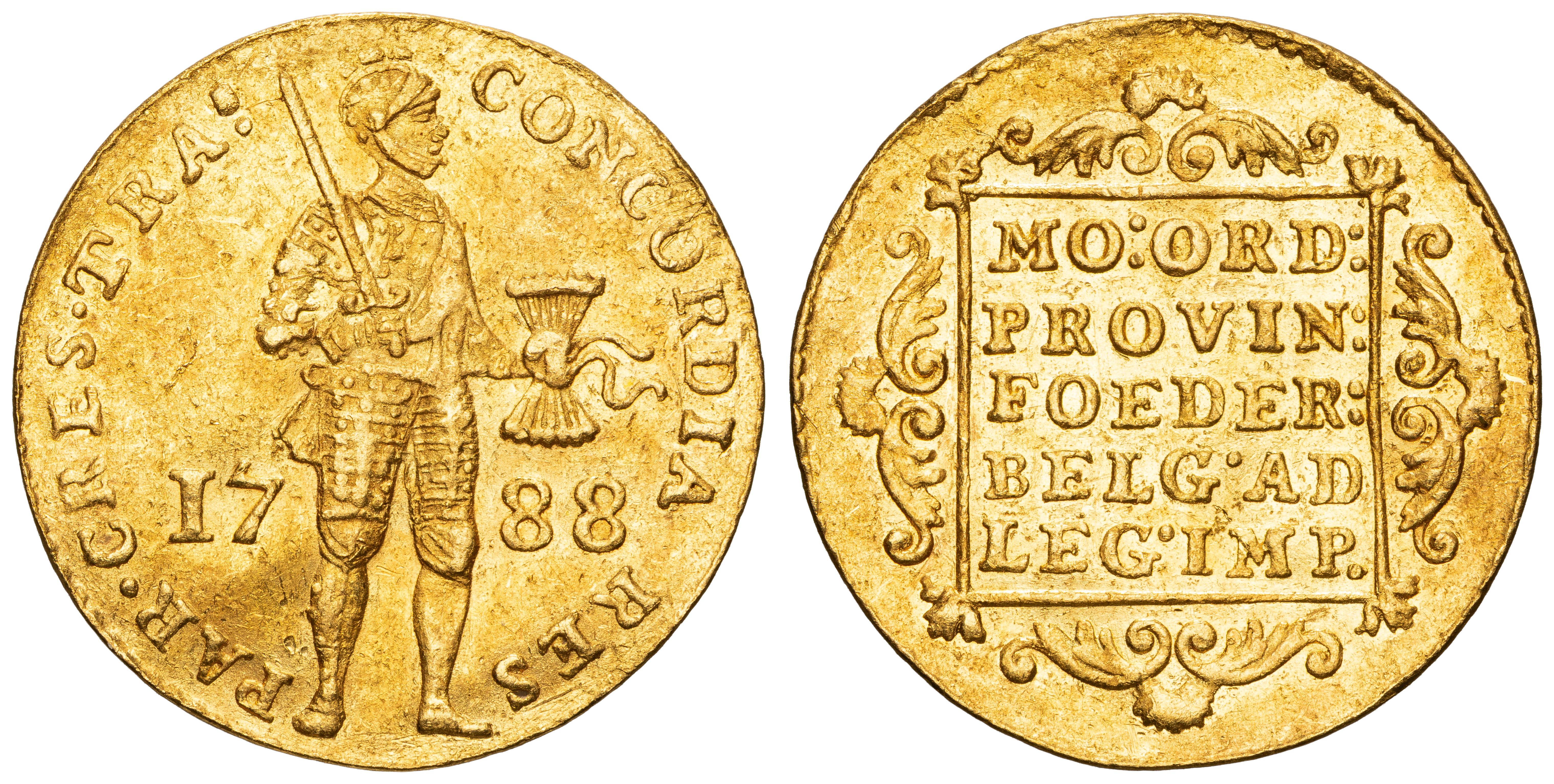 Netherlands, Utrecht, Trade Coinage, Ducat, 1788, gF