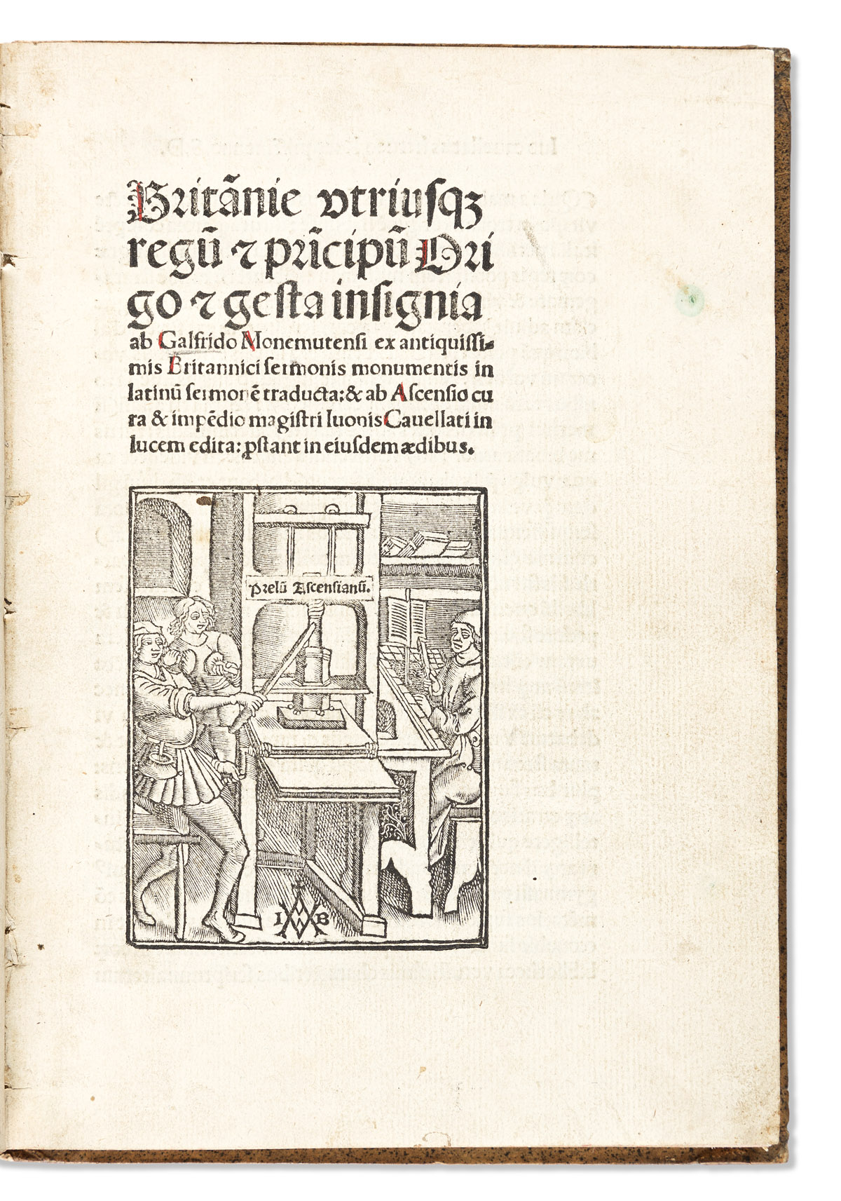 Geoffrey of Monmouth (c. 1095c. 1155) Brita[n]nie Utriusq[ue] Reg[n]u