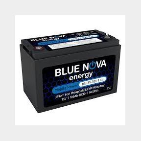 BLUENOVA- LITHIUM IRON PHOSPHATE BATTERY (13V) BN13V-108-1.4k Bluetooth-51466/2638 B3 (S2)