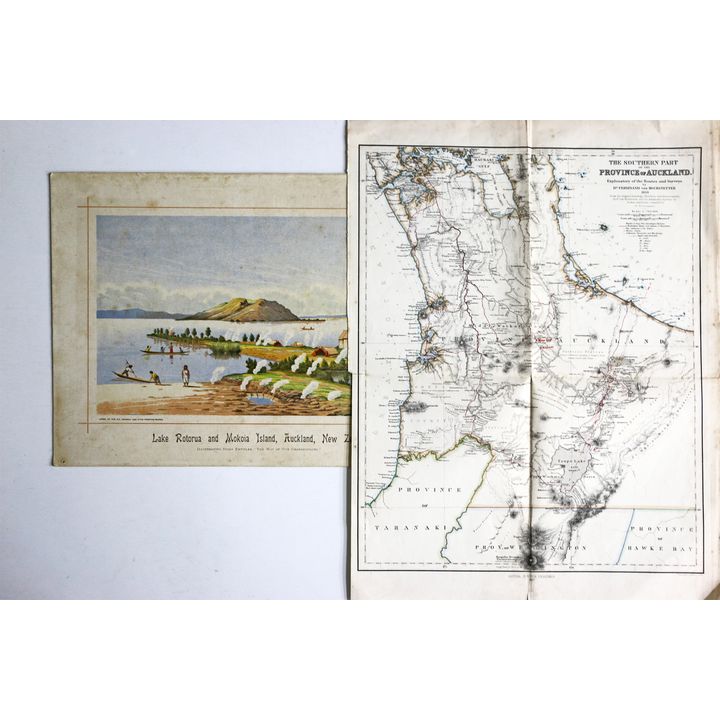 HOCHSTETTOR FERDINAND von, The Southern Part of the Province of Auckland 1859.