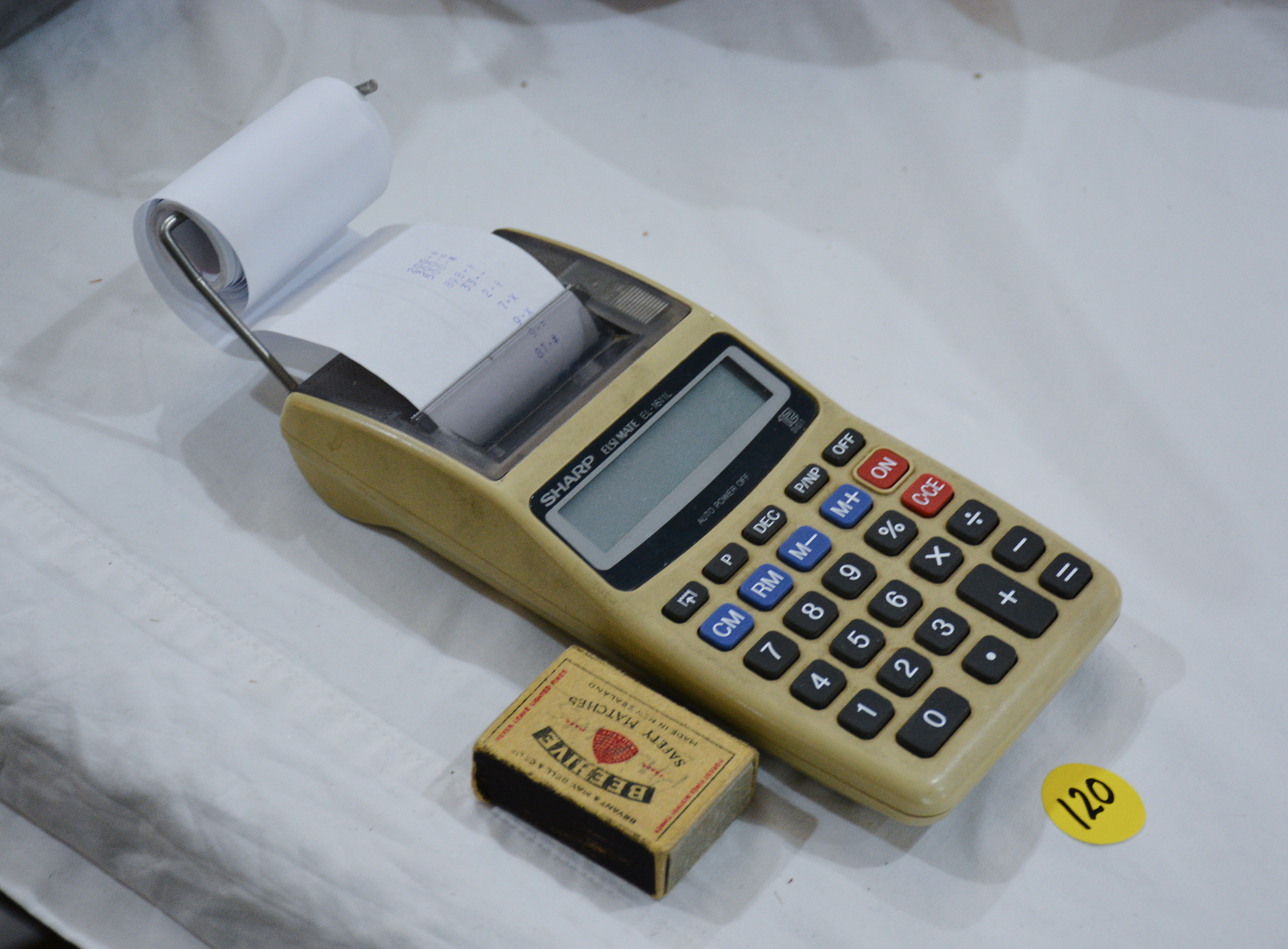 Vintage Sharp Adding Machine — sold at auction in New Zealand for $10