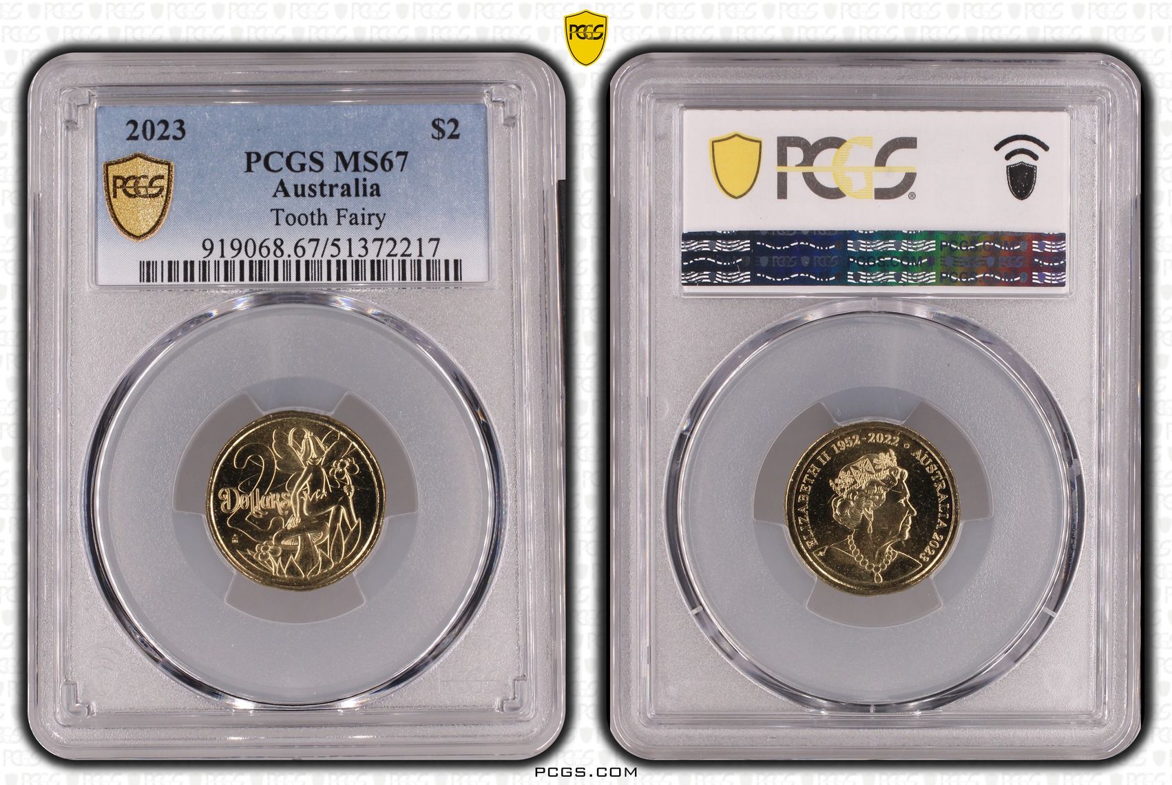 Tooth Fairy, Two Dollar, 2023, PCGS MS67