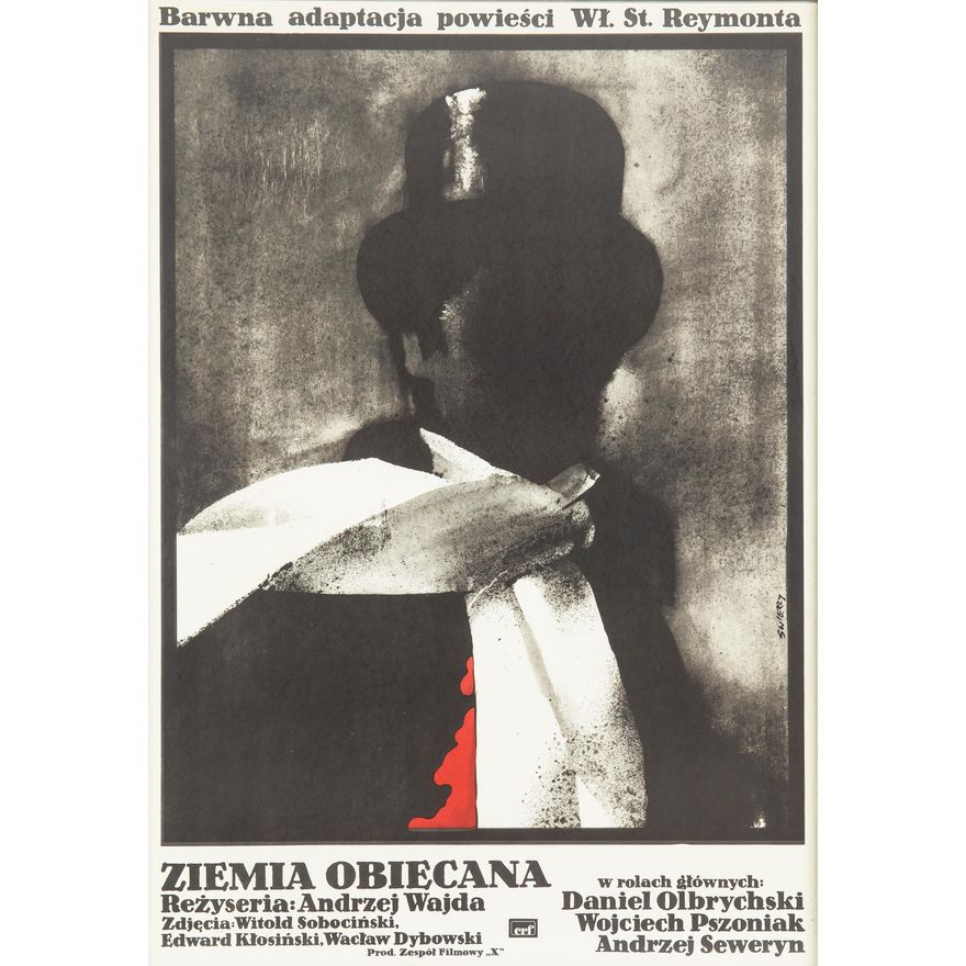 Waldemar Świerzy | Plakat do filmu Ziemia Obiecana