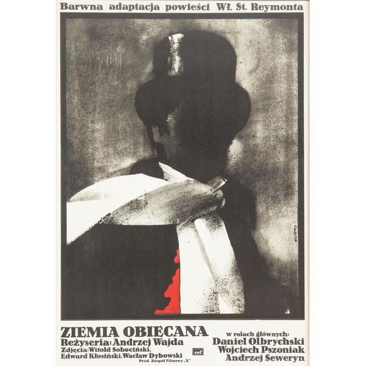 Waldemar Świerzy | Plakat do filmu Ziemia Obiecana