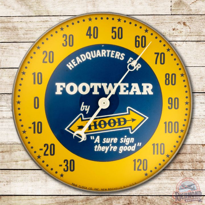 12" Footwear by HOOD Pam Glass Faced Thermometer