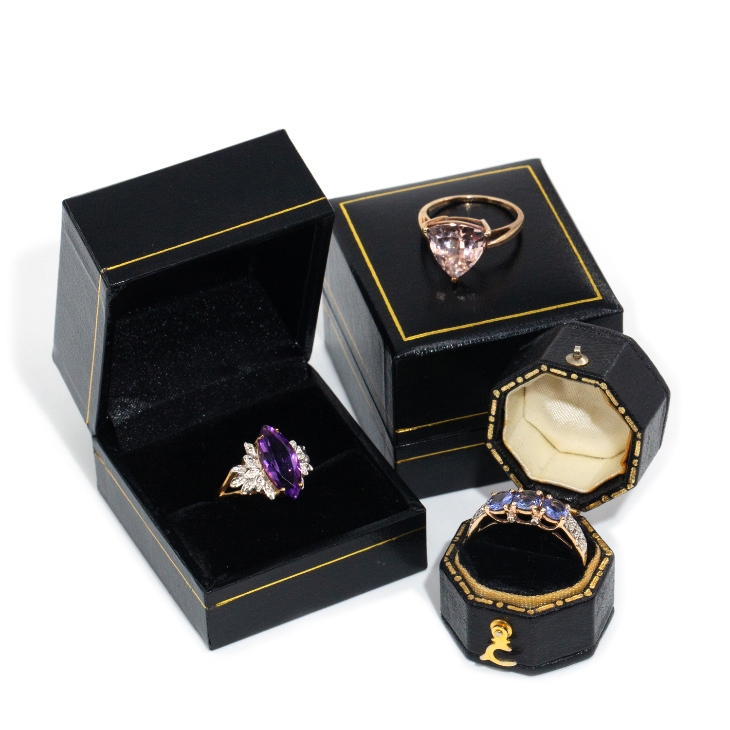 Three 9ct Gold Rings