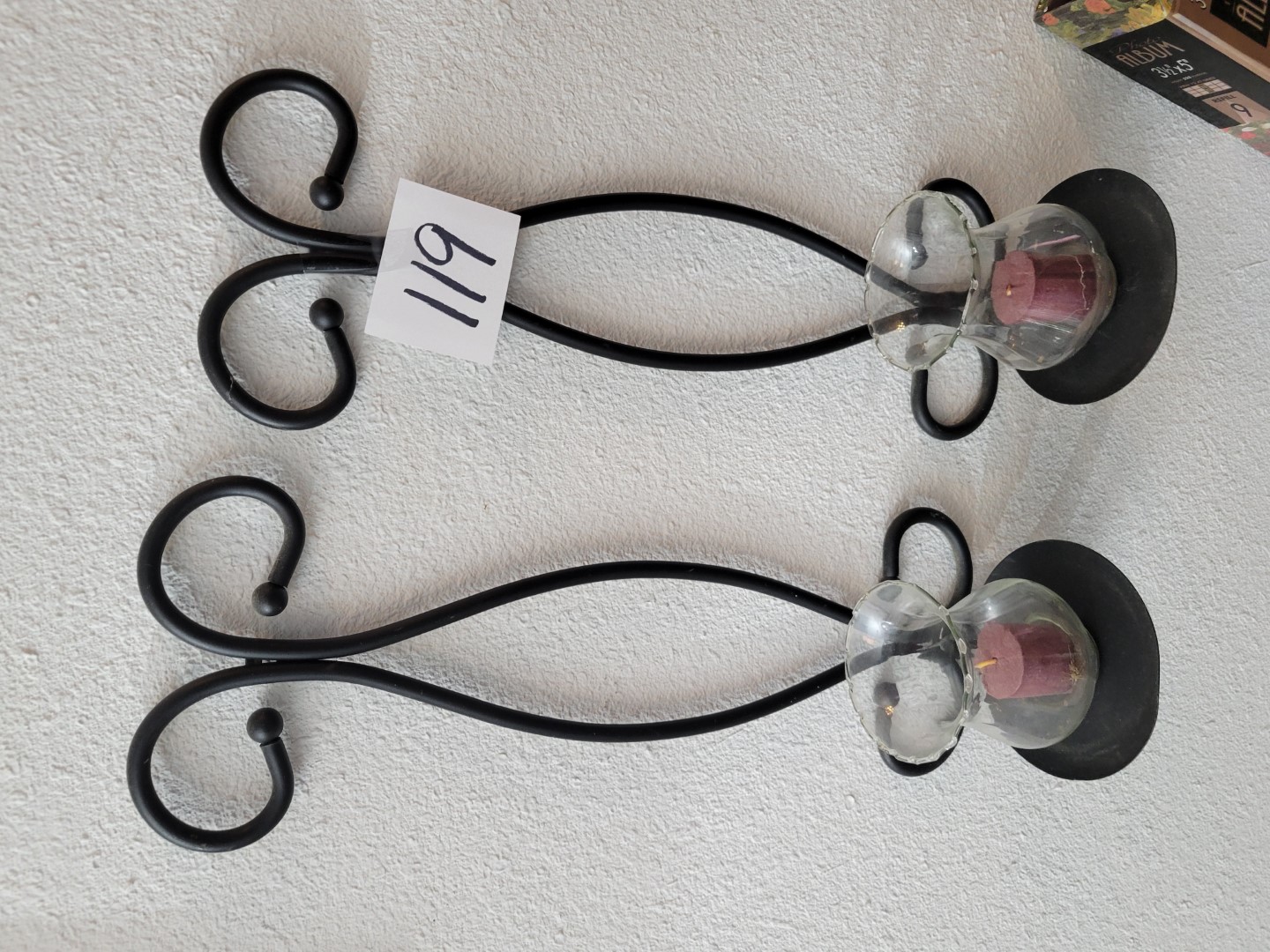 2 Wall Metal Candle Holders Midwest Auctions, LLC