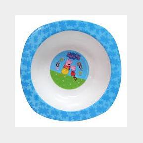 Peppa Pig Square Shaped Bowl - Blue -x2 | SJ 51663/2174 B1 (S5)