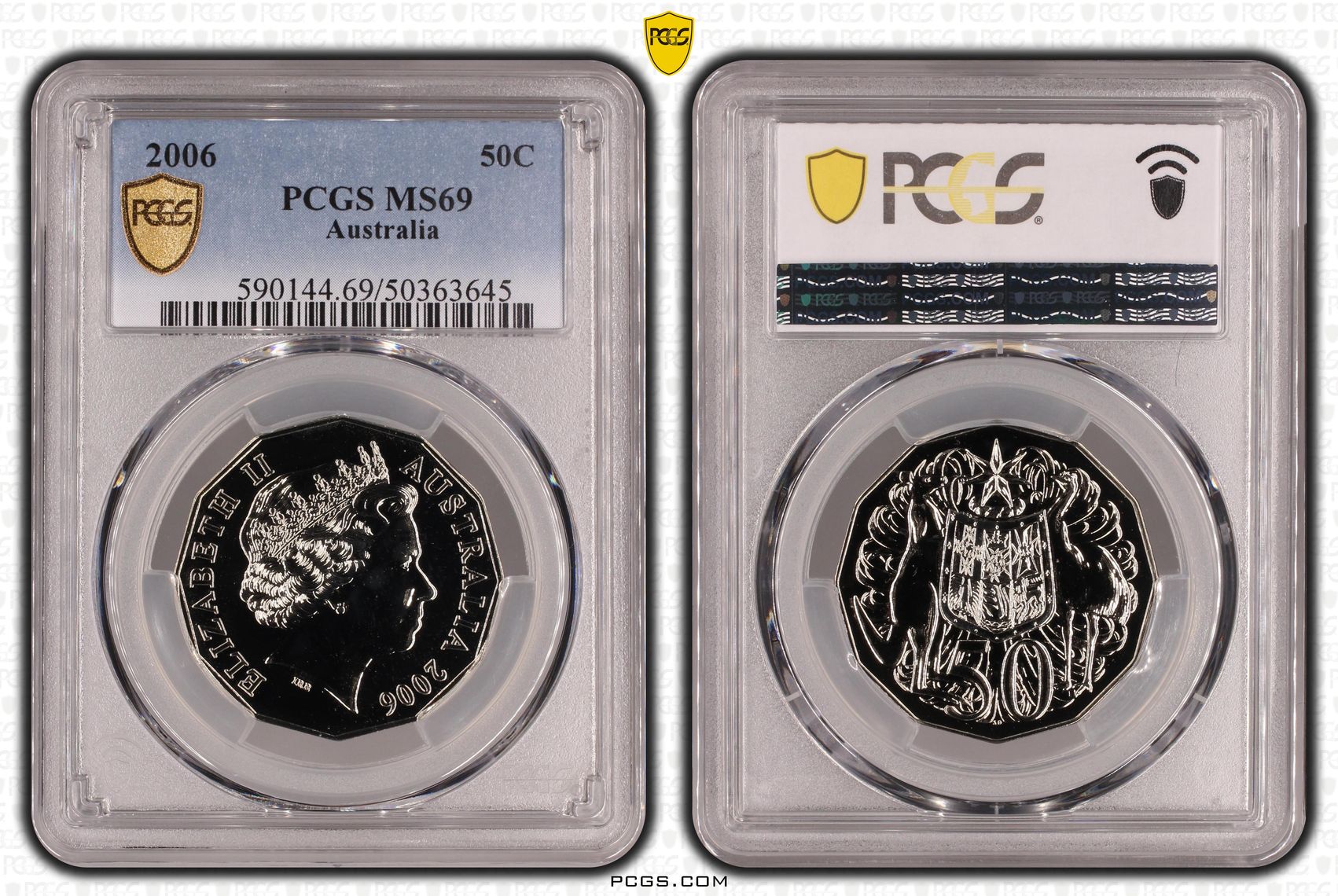 103 · Fifty Cent, 2006, PCGS MS69
