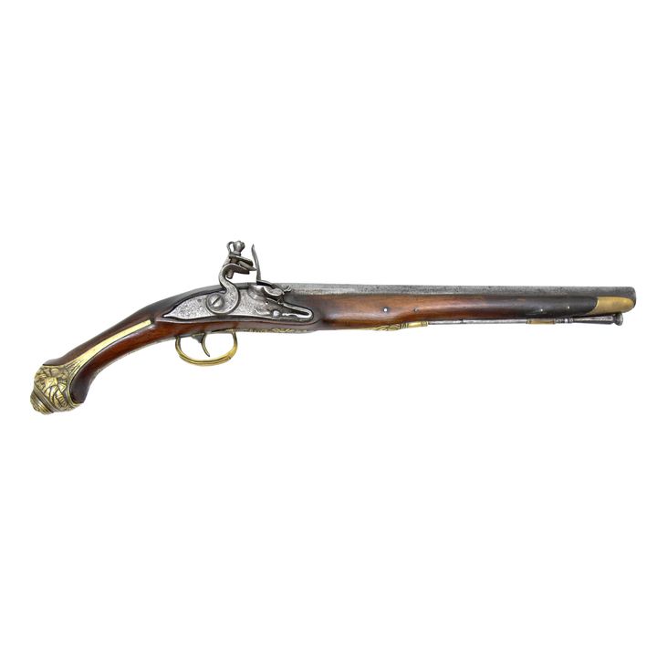PISTOLET KAWALERYSJKI SKAŁKOWY, FRANCJA, OK. 1750 R.