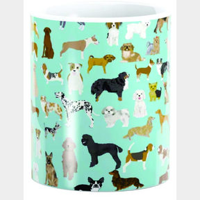 PepperSt Mug Dogs pattern print must have gifts for dog person mint dog 330ml |