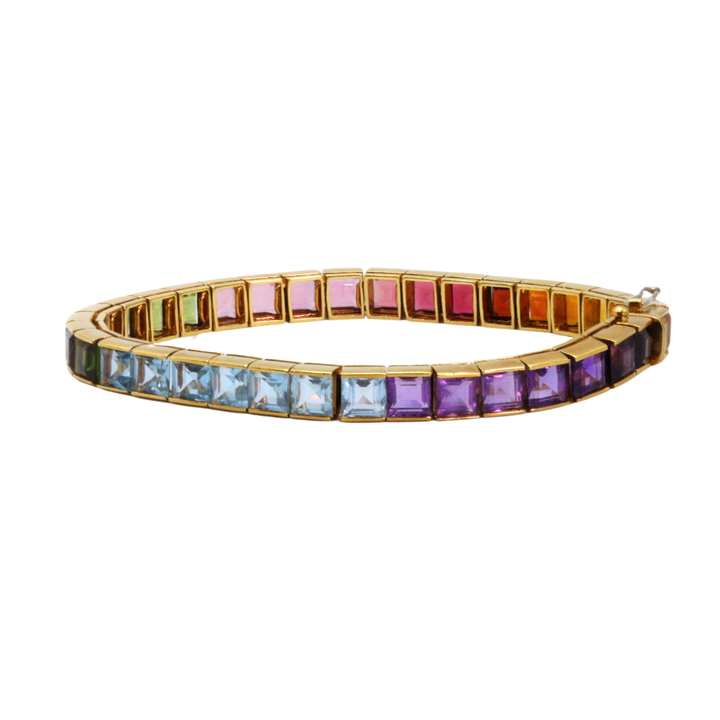 Pulsera tenis de semipreciosas