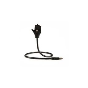 Flexible Bendable Metal Android Charger Cable Black|INCOMPLETE