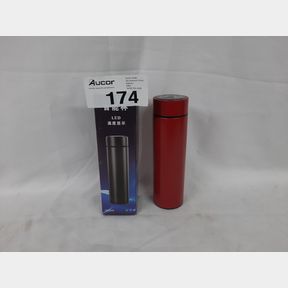 500ML SMART THERMOS WATER BOTTLE AND COFFEE FLASK WITH TEMPERATURE DISPLAY - PINK -