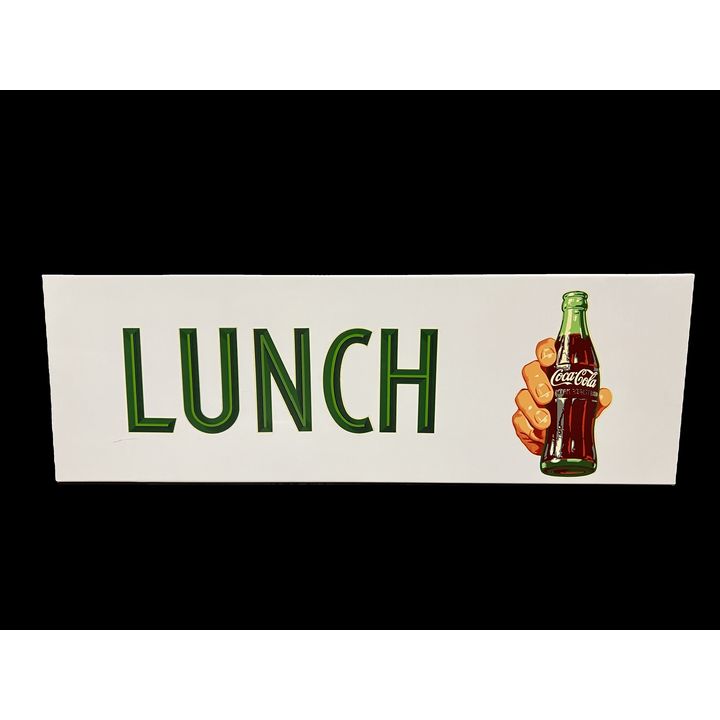 Coca Cola Coke Lunch Tin Metal Sign