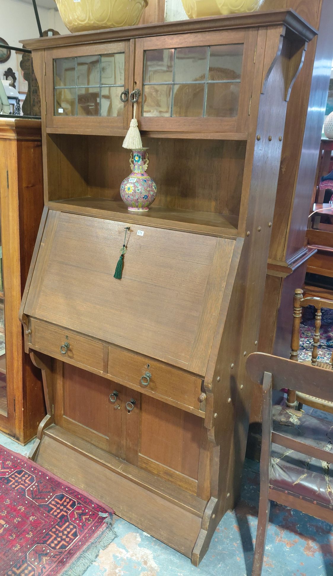 171 · ARTS AND CRAFTS BUREAU BOOKCASE