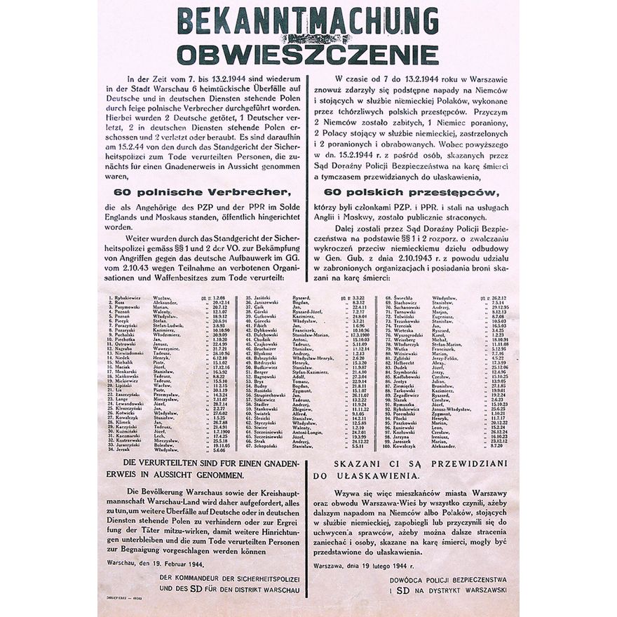 Obwieszczenie o straceniu