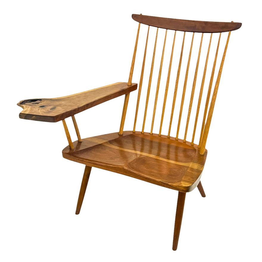 George Nakashima Lounge Chair 1972 Sap Cherry