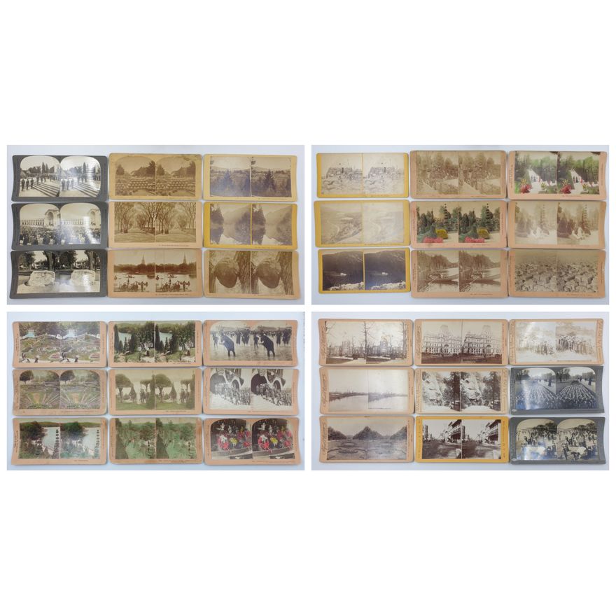 Stereograph Cards - USA (x36)