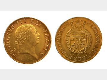 1813 King George III Military Gold Guinea.