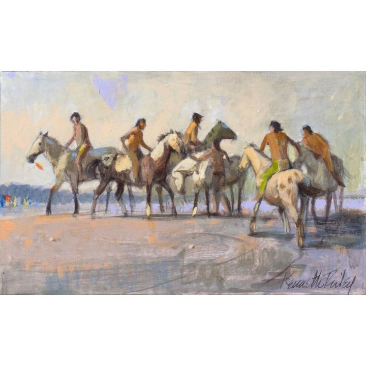 Kenneth Riley (1919-2015), Gathering Horses
