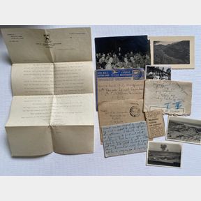 An Interesting Collection of Letters from WWII, and some photos.