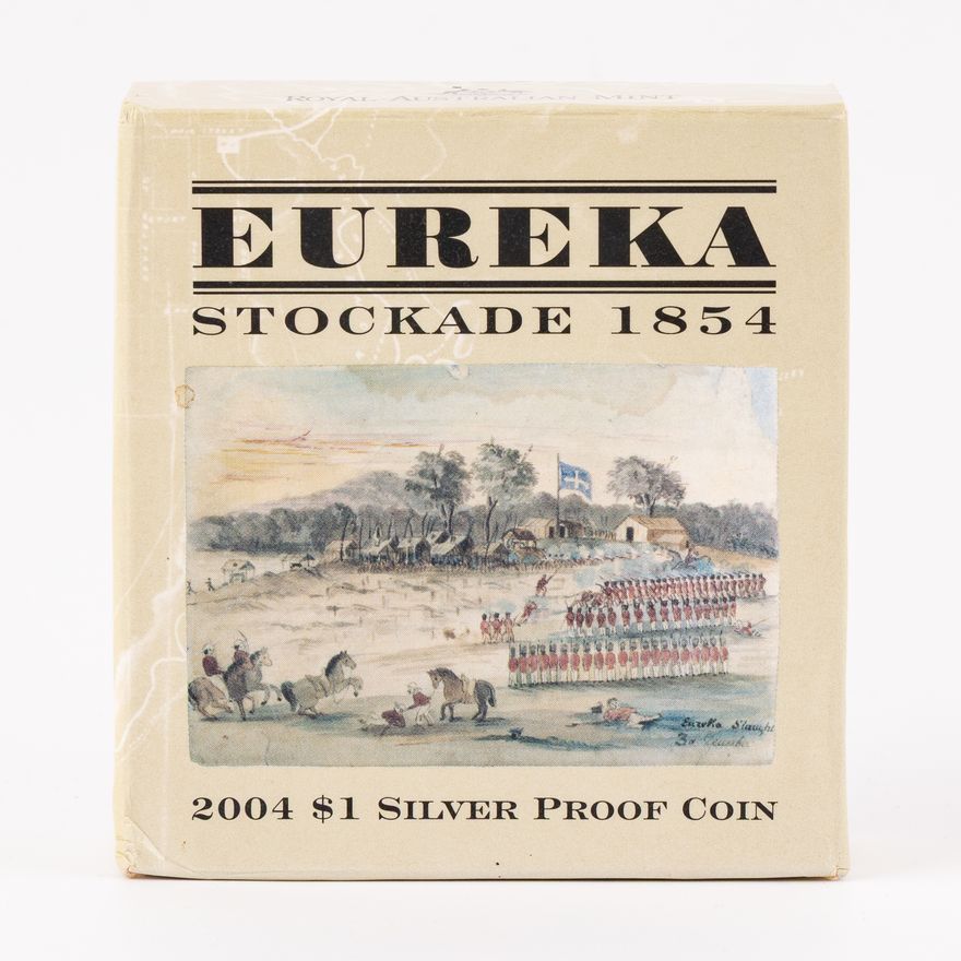 Elizabeth II, RAM - Eureka Stockade 150TH Anniversary, One Dollar, 2004,  FDC