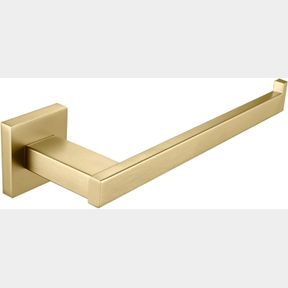 BRUSHED GOLD HAND TOWEL HOLDER BATH TOWEL RING BATHROOM TOWEL RACK RIGHT SIDE KITCHEN SQUARE HAND TOWEL BAR TOWEL HANGERS HEAVY DU
