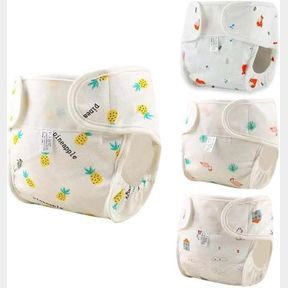 BABESIDE 4 PCS BABY DOLL DIAPERS UNDERWEAR FOR 20-22 INCH REUSABLE DOLL DIAPERS FITS BABY DOLL