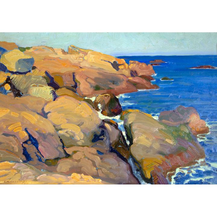 E. Martin Hennings (1886-1956), Untitled (Coastal Scene)