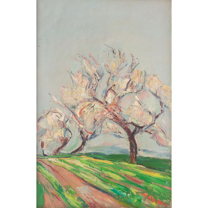 Włodzimierz Terlikowski | Martwa natura/Pejzaż (obraz dwustronny)