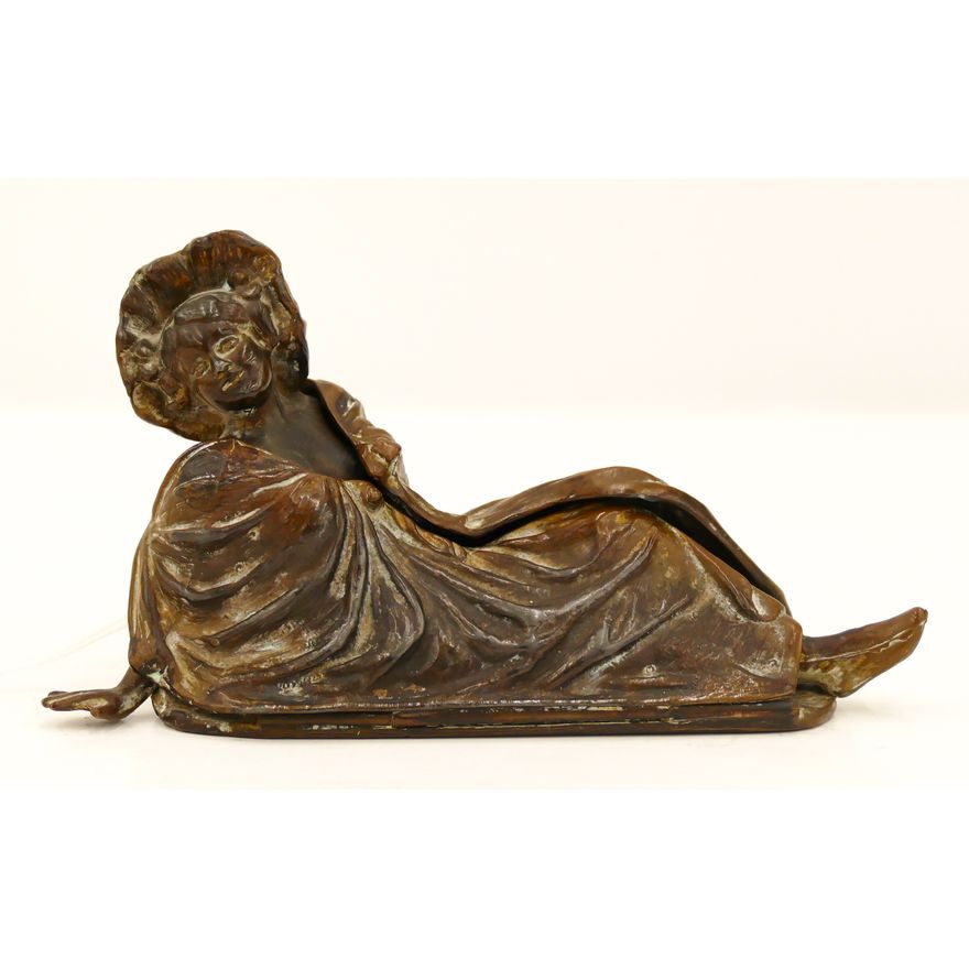 Antique Jennings Bros. Naughty Bronze Sculpture 5.5''