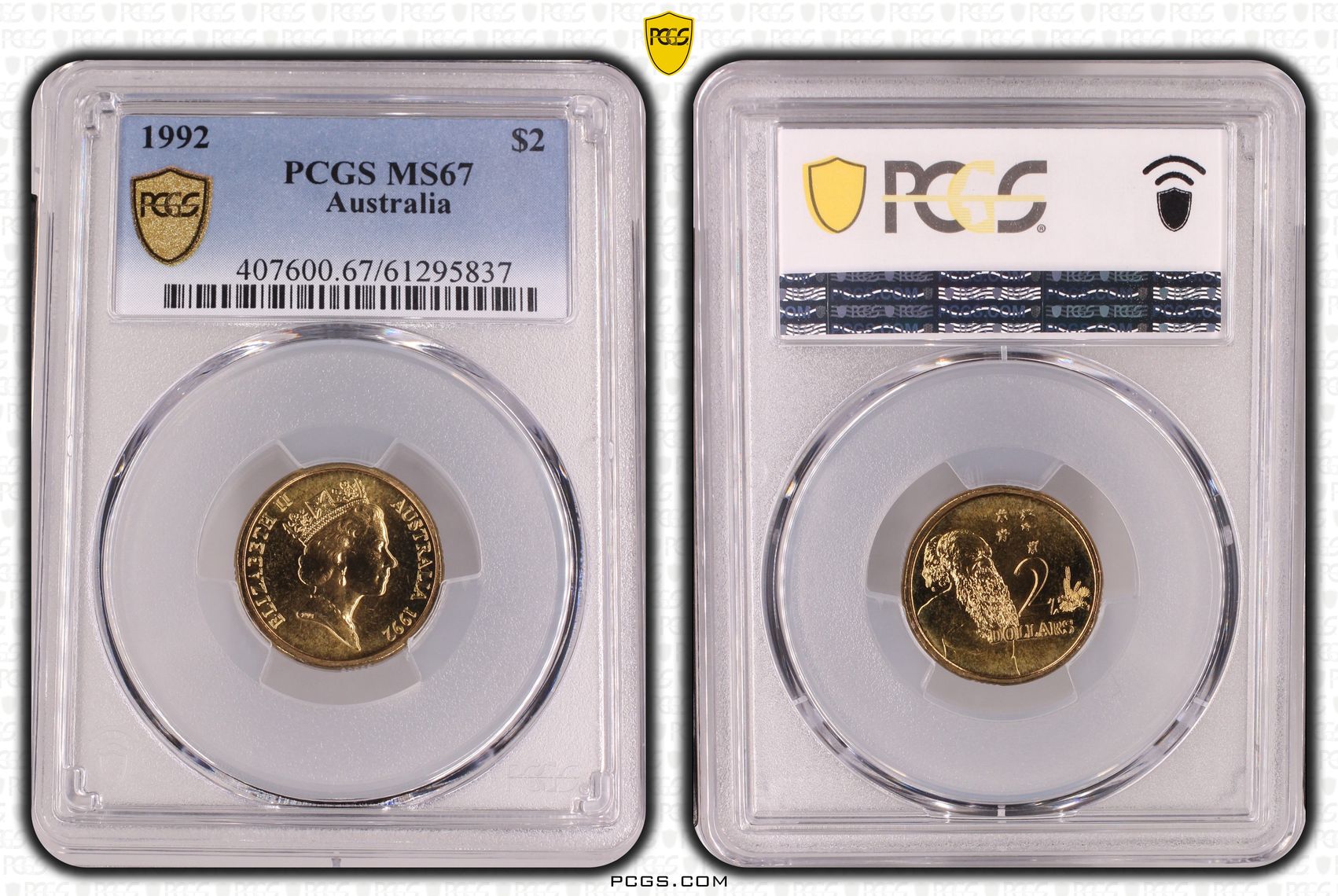 Two Dollar, 1992, PCGS MS67