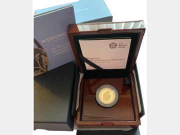 2019 ROYAL MINT WEDGEWOOD GOLD PROOF TWO POUND