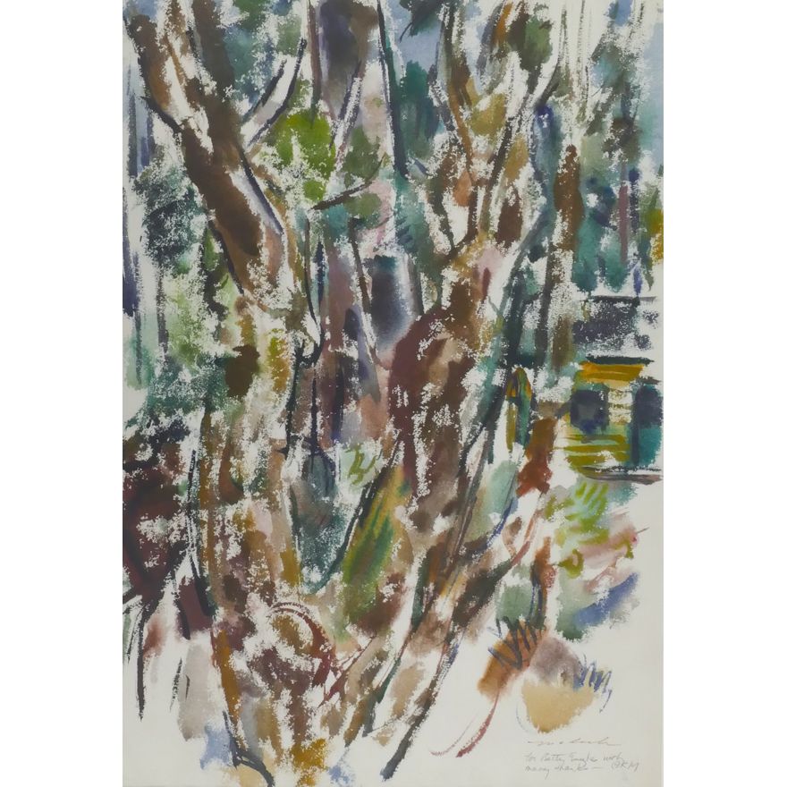 David McCosh ''Horse Creek, Oregon'' Watercolor