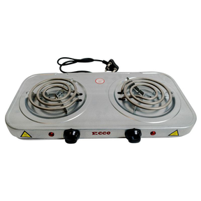 DI75 ECCO 2000W 2 Plate Double Spiral Electric Hot Plate |